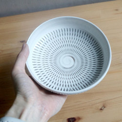 小石原焼 小石原焼き 平鉢 浅鉢 宝山窯 14.0cm 小皿 森山宝山 陶器 器 食器 houzan-005 9枚目の画像