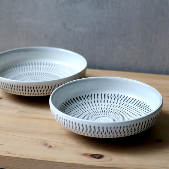 小石原焼 小石原焼き 平鉢 浅鉢 宝山窯 14.0cm 小皿 森山宝山 陶器 器 食器 houzan-005 11枚目の画像