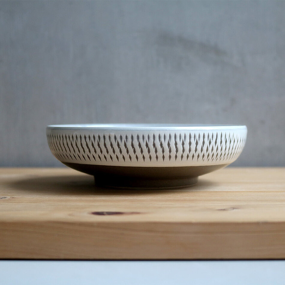 小石原焼 小石原焼き 平鉢 浅鉢 宝山窯 14.0cm 小皿 森山宝山 陶器 器 食器 houzan-005 8枚目の画像