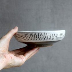 小石原焼 小石原焼き 平鉢 浅鉢 宝山窯 14.0cm 小皿 森山宝山 陶器 器 食器 houzan-005 10枚目の画像