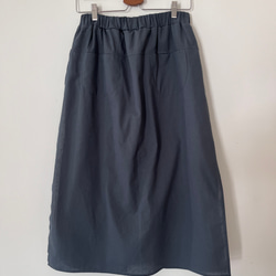 スカート見えするのに実はパンツ！　かっこいいワイドパンツ&スカート 春夏　アイスグレー  PS700 10枚目の画像