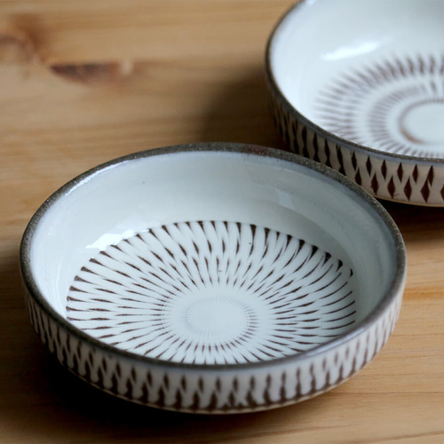 小石原焼☆陶器 陶芸作品 作家 和食器 約20cm③