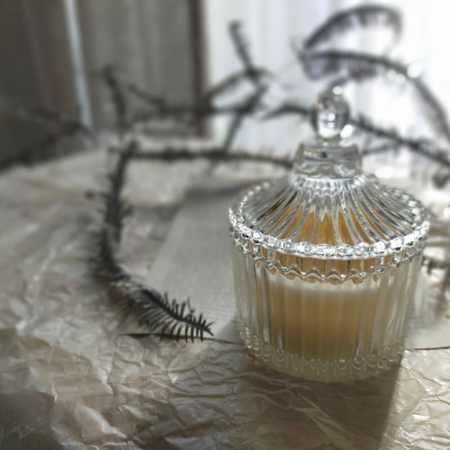 蓋付きグラスキャンドル【ソイワックス】 キャンドル・キャンドル