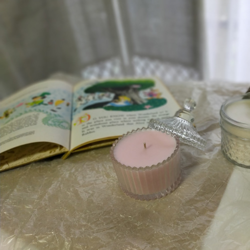 蓋付きグラスキャンドル【ソイワックス】 キャンドル・キャンドル