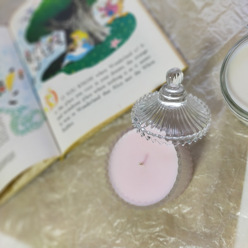 蓋付きグラスキャンドル【ソイワックス】 キャンドル・キャンドル