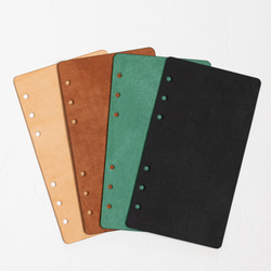 M5スクエア】 一枚革のシンプルなシステム手帳 ナチュラーレ