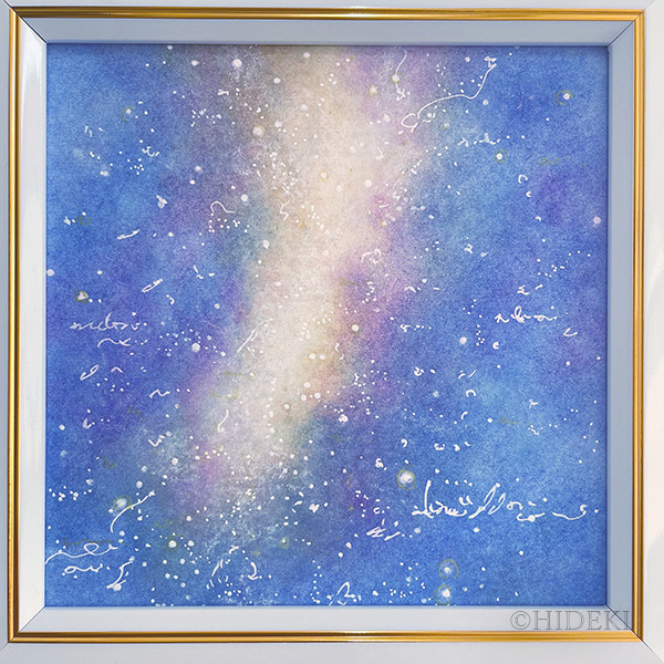 天の川　アクリル画　原画