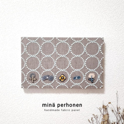 ファブリックパネル　ミナペルホネン　タンバリン　チョウチョ　ピーハ　プレゼント 3691a0ed4b996b1832285ebf03c334