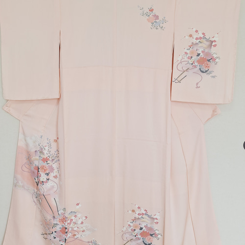 ご購入済みですm(_ _)m正絹 可愛い桃色小紋 ご購入済みですm(_ _)m正絹 可愛い桃色小紋