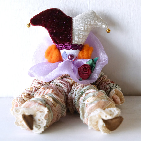 ヨーヨーキルトのピエロ・05・涙 ぬいぐるみ 小物屋かぬ 通販 18188630