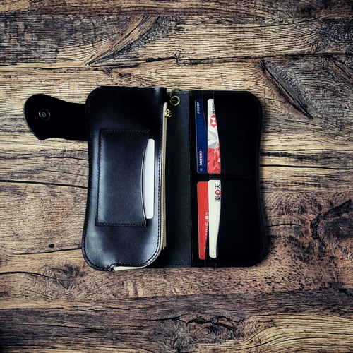 栃木レザー 長財布 バイカーズウォレット ライダースウォレット 財布