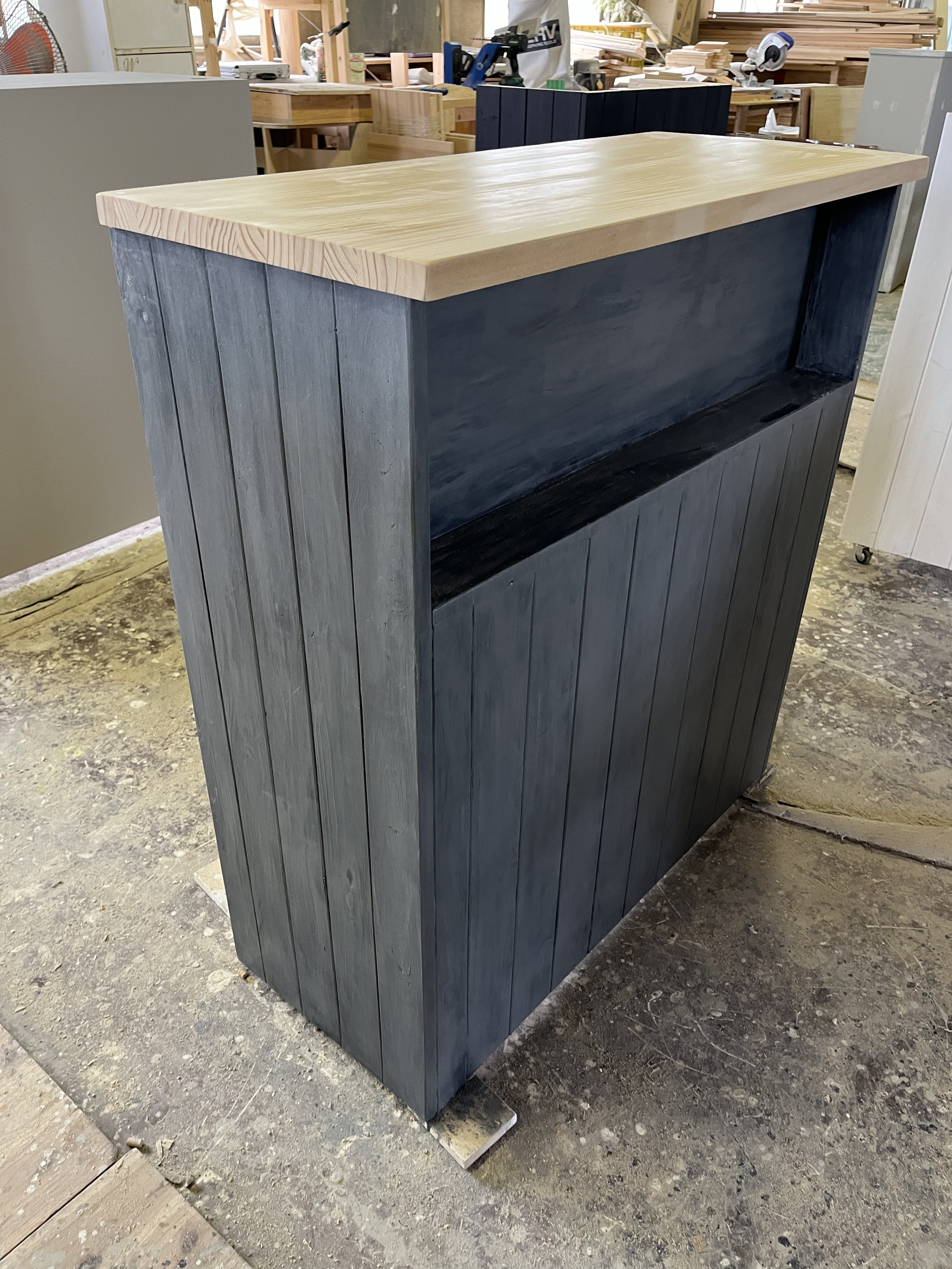 【フラット】カウンター　レジ　ディスプレイ　収納　PC　幅90✖︎高さ100✖︎奥行き45センチ