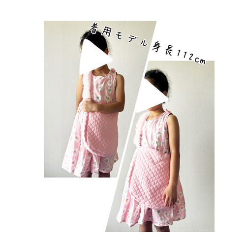 送料無料☆フリルのワンショルダーバッグ⭐︎ピンク×ストライプ