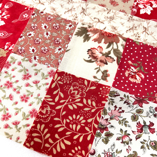 再販【作成キット】【送料無料】パッチワークキット キルトポーチ moda