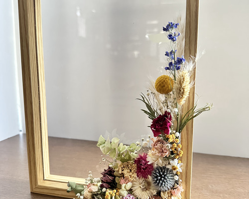 専用＊ドライフラワー ウェルカムフレーム(ハナカンザシ)