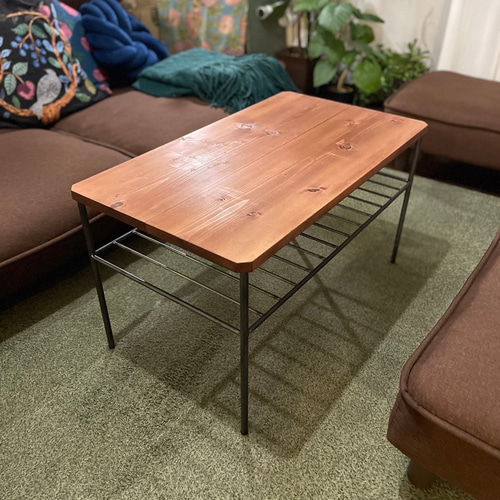 【一点物】ハンドメイド　テーブル カフェテーブル　ローテーブル　アイアン家具 ヨーロッパ風 ロートアイアン 家具 カフェテーブル 丸 テーブル 幅60cm
