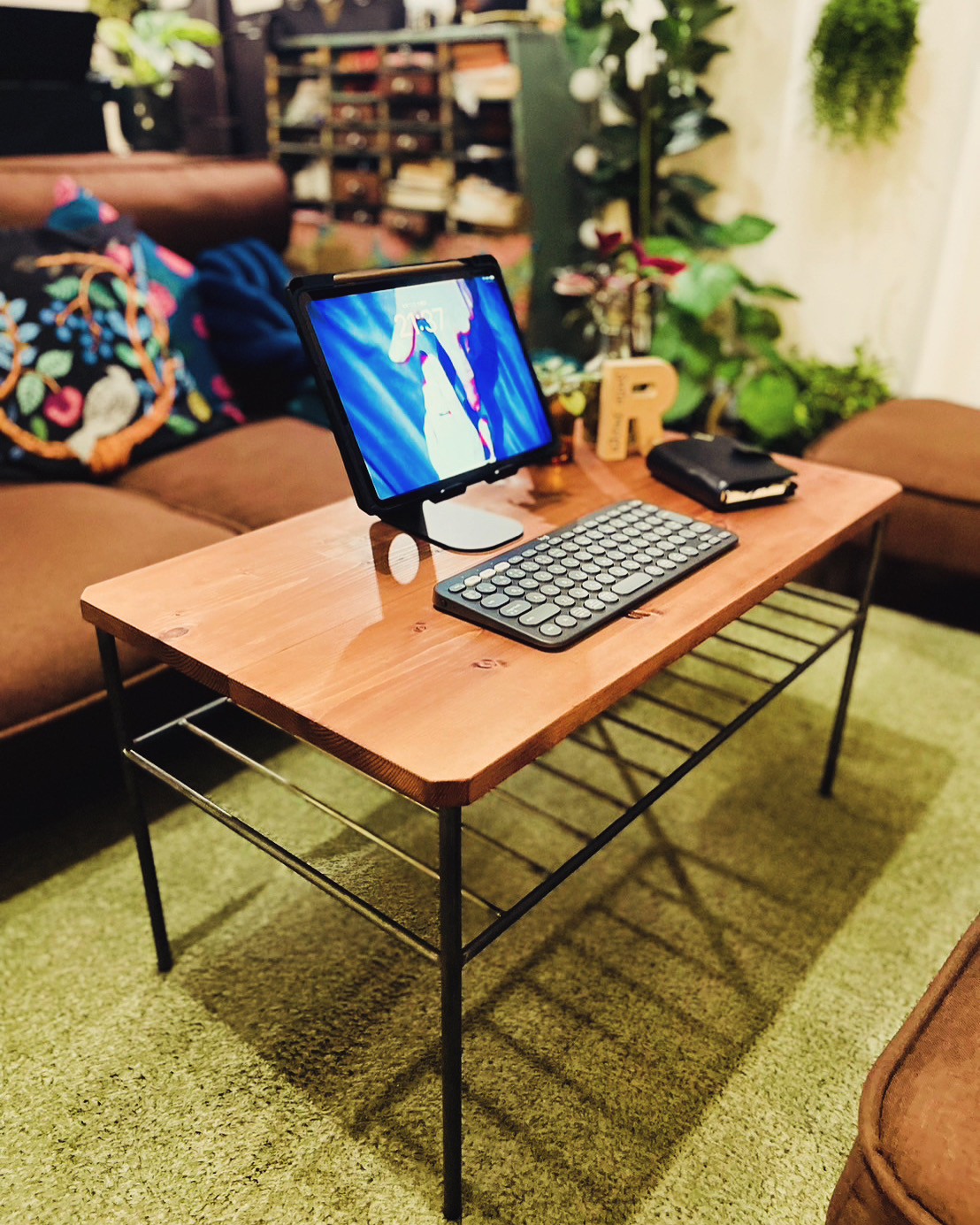 アイアンローテーブル  カフェテーブル  アイアン家具