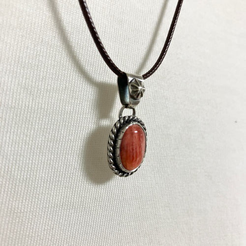 スパイニーオイスターシェル シルバー ネックレス ペンダント