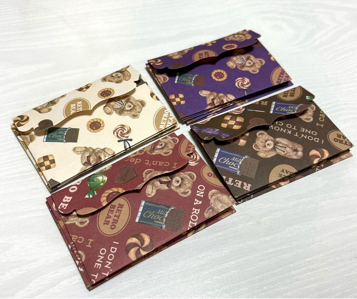 ☆ダイカット素材☆ 【NewMINI封筒】 【NewMINI封筒】 ☆ダイカット素材☆