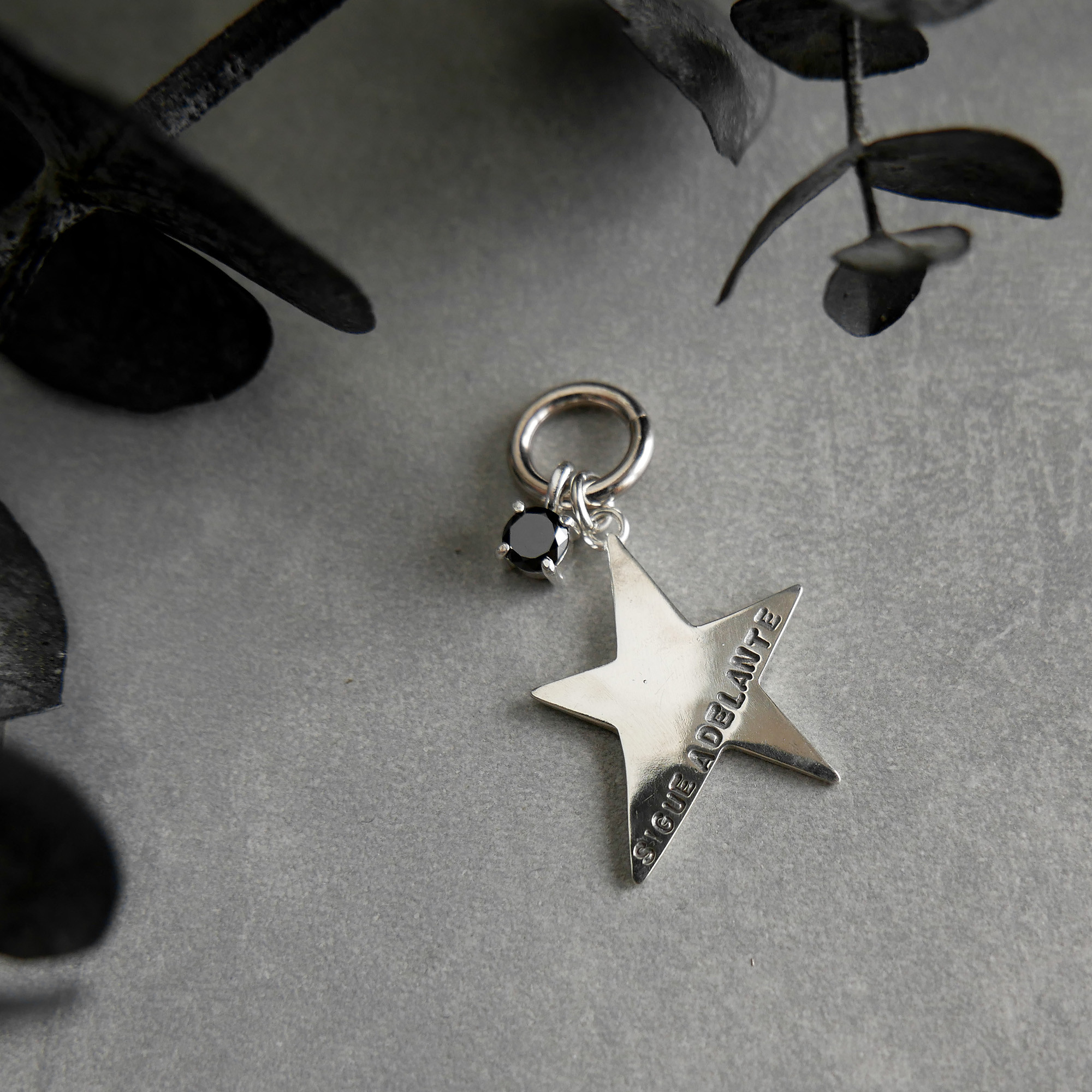 【再販】イヤカフチャーム　スターモチーフ2 / silver　P036