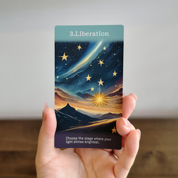 第3刷 未来のあなたをつくる21のヒント＊心理士が作る21枚組オラクルカード「ReYOU Design CARDS」 5枚目の画像