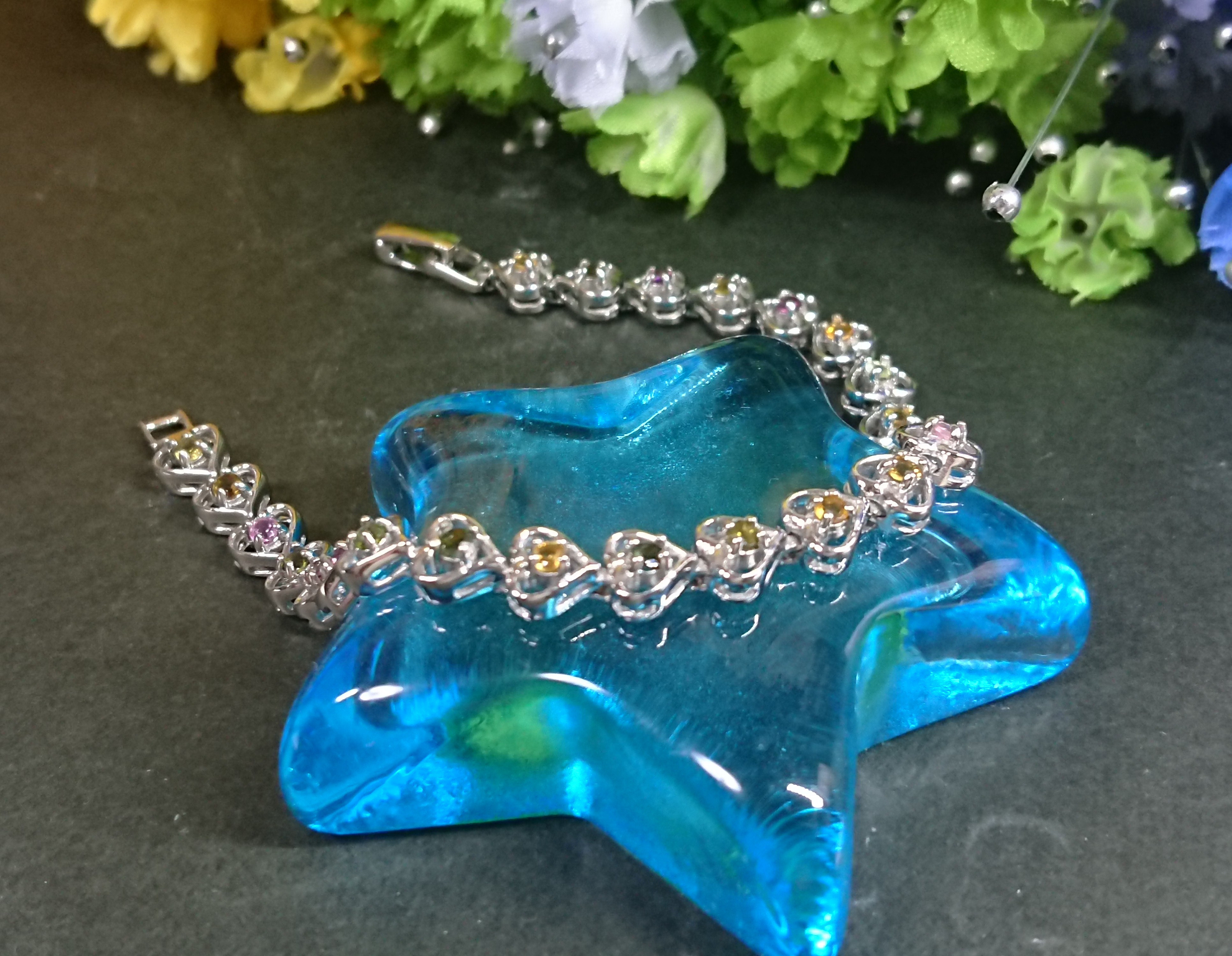 トルマリン ブレスレット 925 ☆0199  KIRABOSHIgem