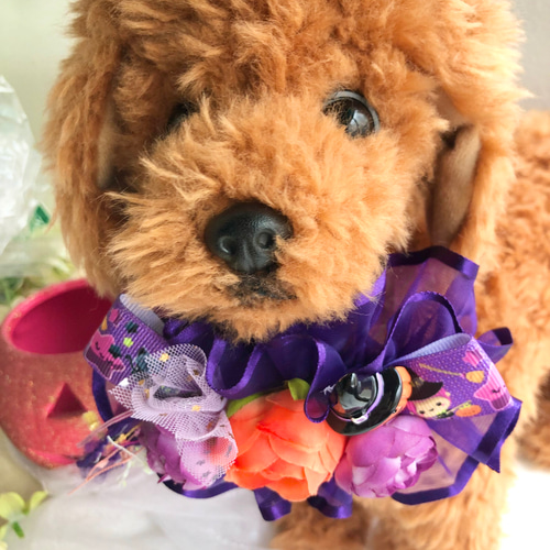 めいトリミングチョーカーハロウィン犬用リボン 60本セット332 めい様専用トリミングチョーカーハロウィン犬用リボン 60本