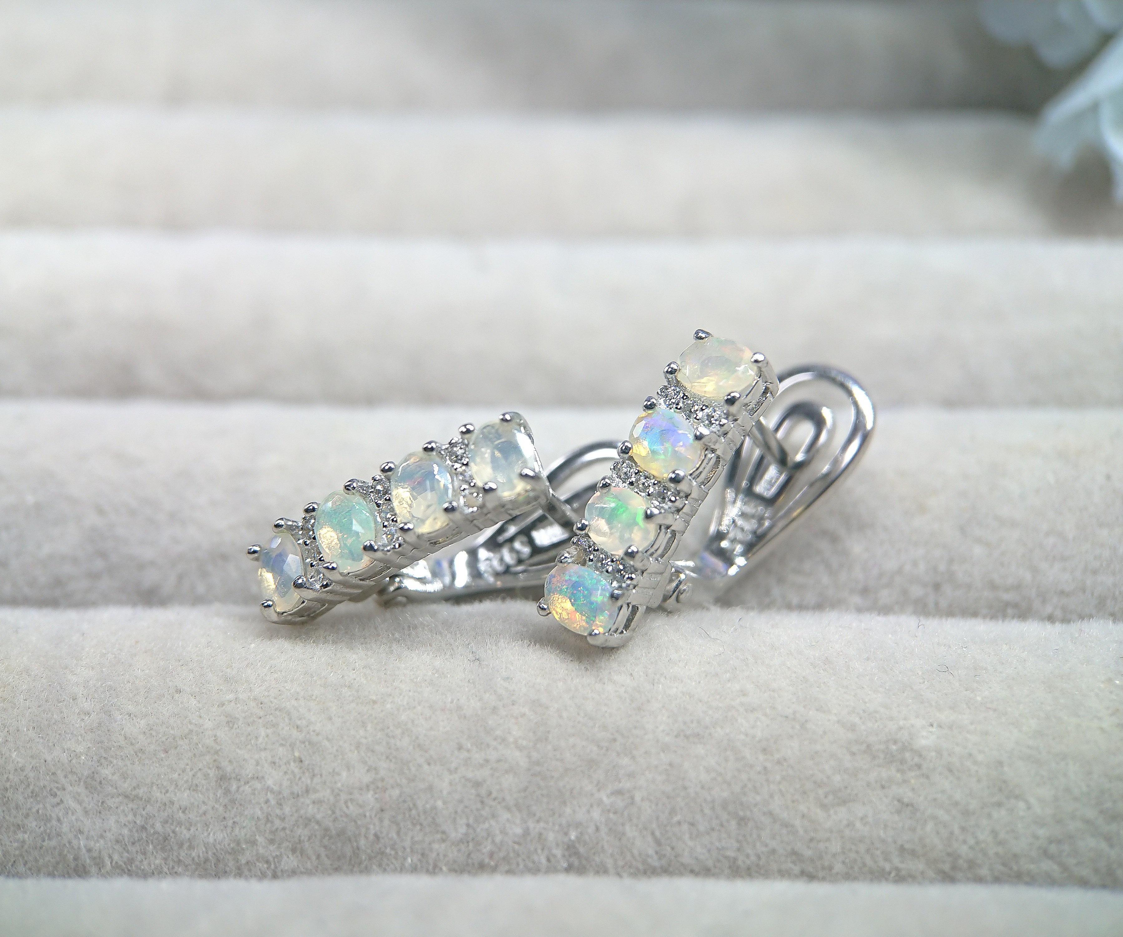 オパール ピアス 925 ☆0179  KIRABOSHIgem