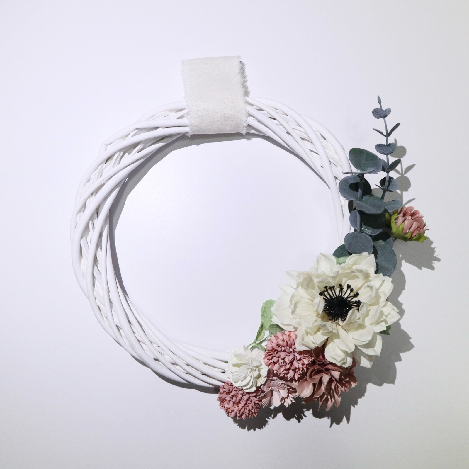 ピンク推し！アネモネリース