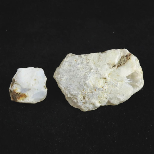 島根県大津島産 玉髄 カルセドニー 原石2個セット 66.5g