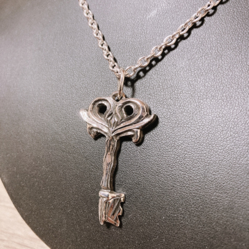ハートイン・キーPendant Silver925＋50cmあずきチェーン付き  