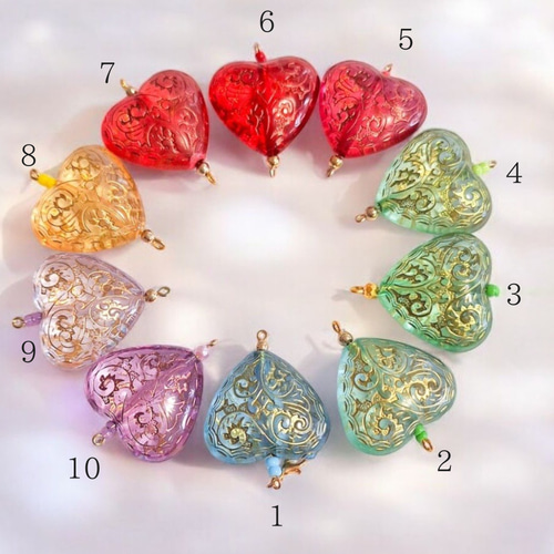 手染めビーズチャーム3