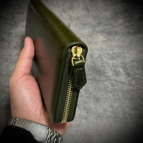 イタリアンレザー 大容量 長財布 カード15枚 メンズ財布 レディス