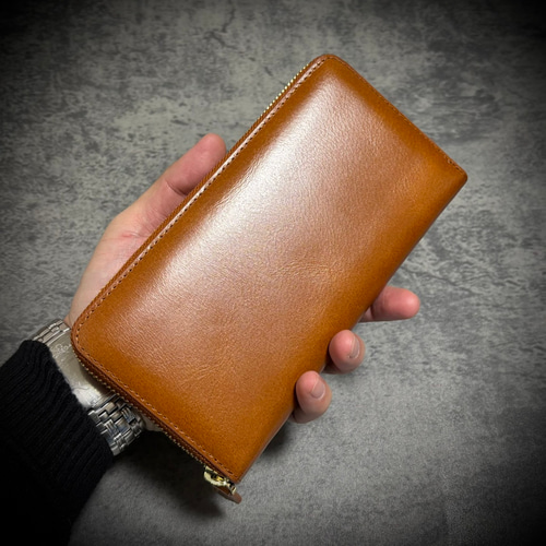 イタリアンレザー 大容量 長財布 カード15枚 メンズ財布 レディス