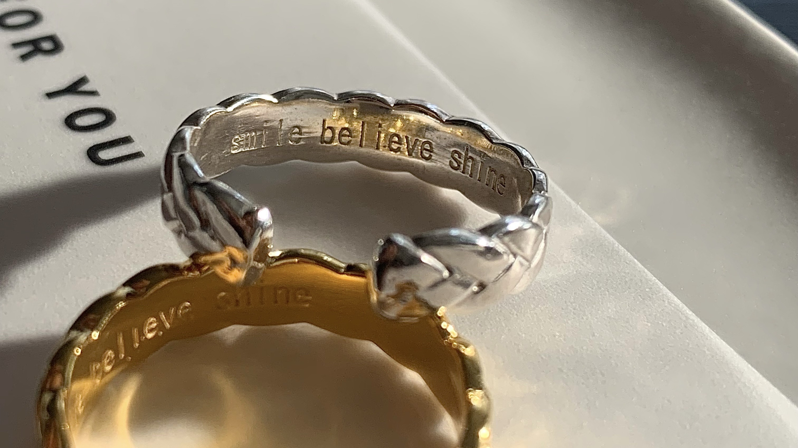 【Silver925/18KGP✴︎*】三つ編みリング★嬉しいフリーsize ✴︎*