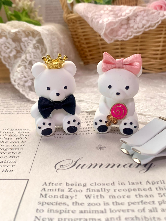 アロマストーン✨車用♡くまさんのデートタイム ディフューザー  