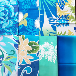 ☆はぎれ☆ ハワイアンファブリック：8種類：500g ⑥ はぎれ aloalo