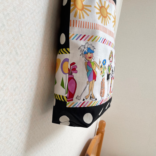 ロラライハリス トートバッグ＊ゴルフハッピー＊B トートバッグ