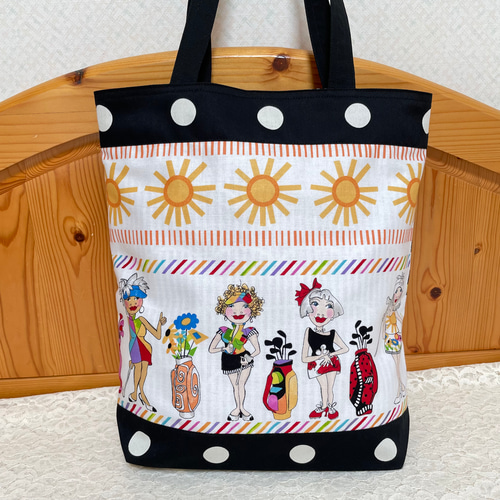 ロラライハリス オーダーバッグ パネル生地⑪ いとおしい 