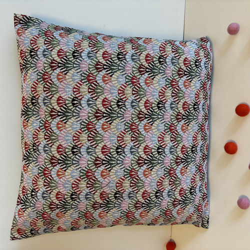 ゴブラン織クッションカバー45センチ角ハンドメイド クッション