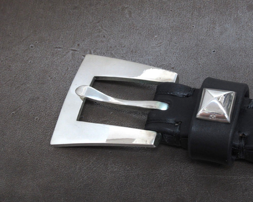 Aeta/SQUARE BUCKLE BELT S(SILVER)