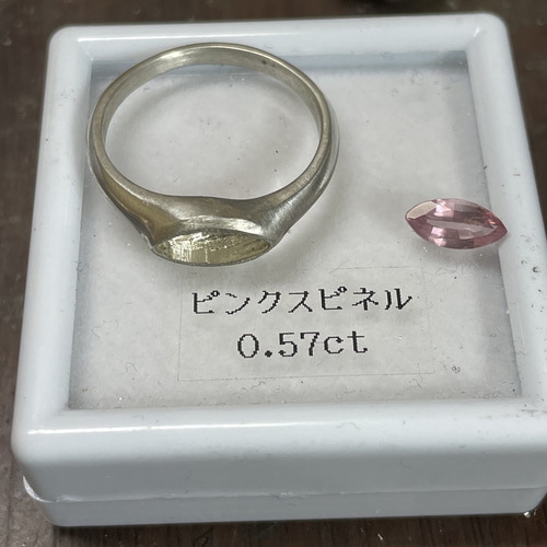 ミルキーピンクスピネル　リング　ミルキーピンクスピネル　指輪 楽天市場】ミルキーピンクスピネル 宝石 ルース 1．24CT