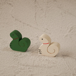 【2025年ぷち干支】ぷちへび（巳）とぷち富士の干支飾り 7枚目の画像