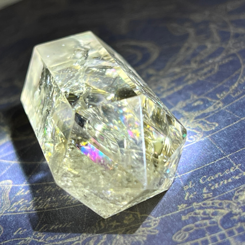 富を齎す虹✨ レインボー シトリン ポイント ポリッシュ 原石 天然石