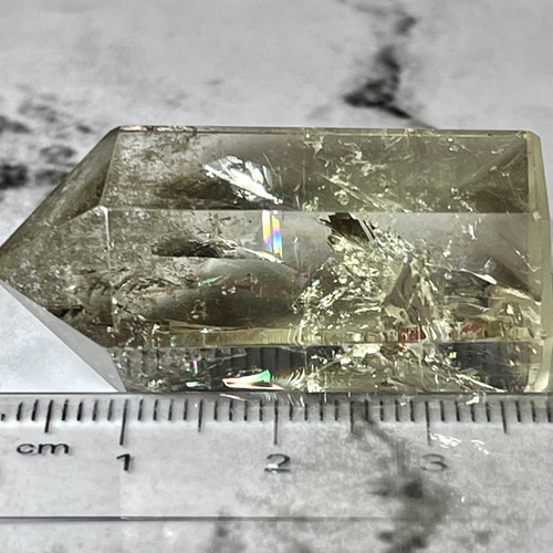 富を齎す虹✨ レインボー シトリン ポイント ポリッシュ 原石 天然石