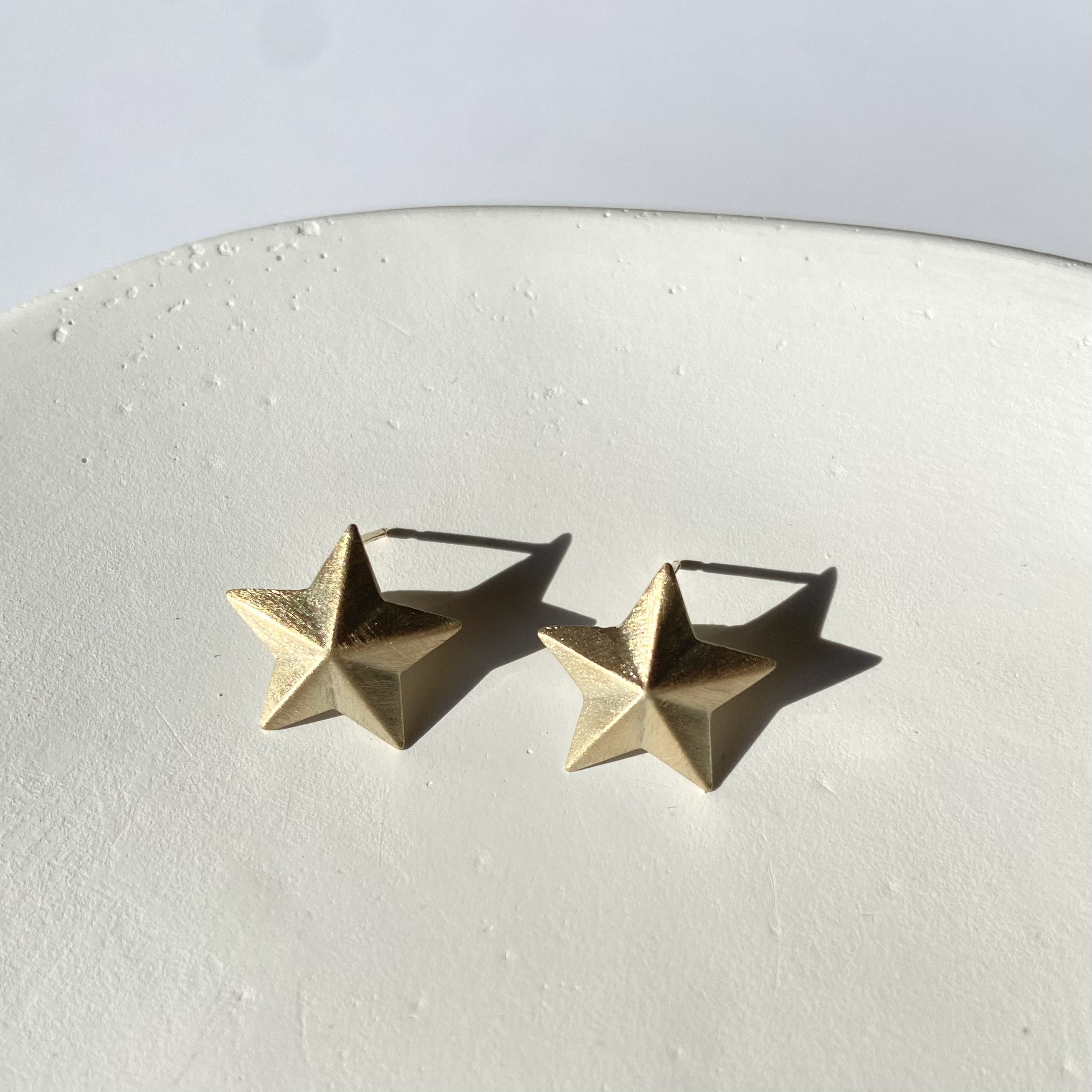 ピアス “star“  K10ゴールド Lサイズ