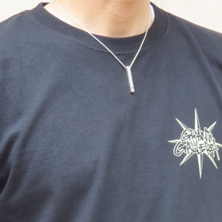 太陽ネックレス シルバー925 【刻印無料】 太陽 サン ネックレス ペンダント バー 棒 シルバーアクセサリー メンズ 10枚目の画像