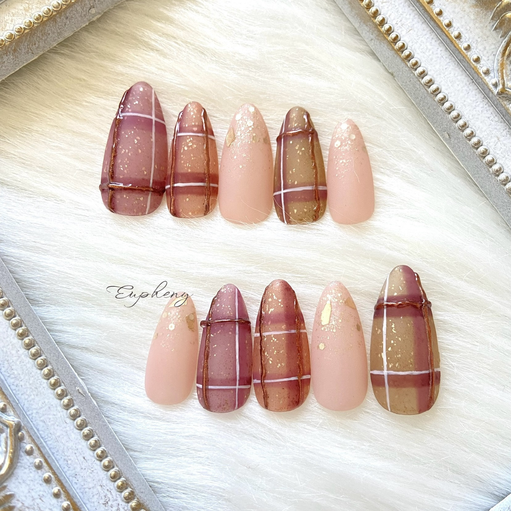No.501 Warmy Matte Check