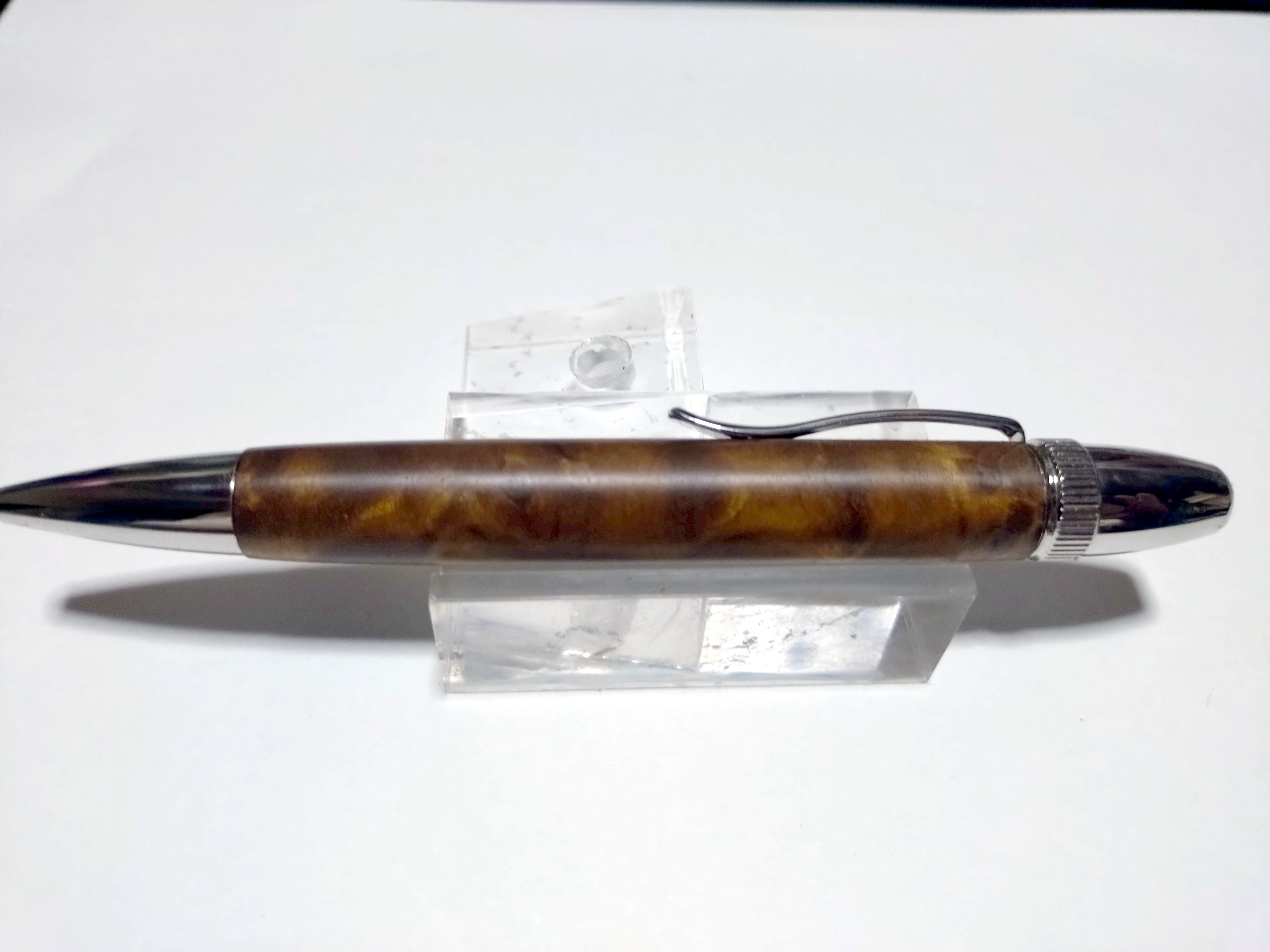 工房智　神代沙沈金絲楠木　玉杢　ボールペン it-664dc2c9b8fdc-1200.jpg