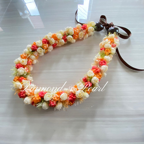 ウェディング 結婚式 ピカケ&ロケラニのクロシェットレイ ハワイアン